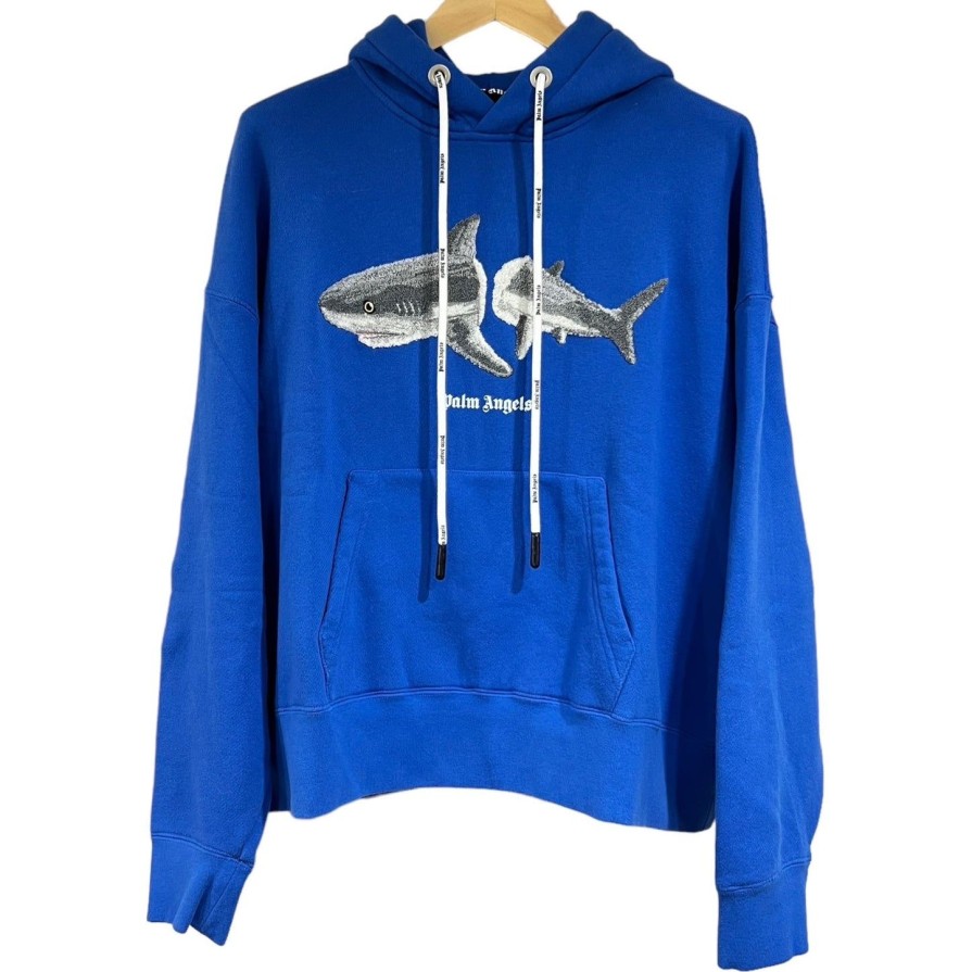 Uomo PALM ANGELS | Palm Angels Shark Hoodie Tg L