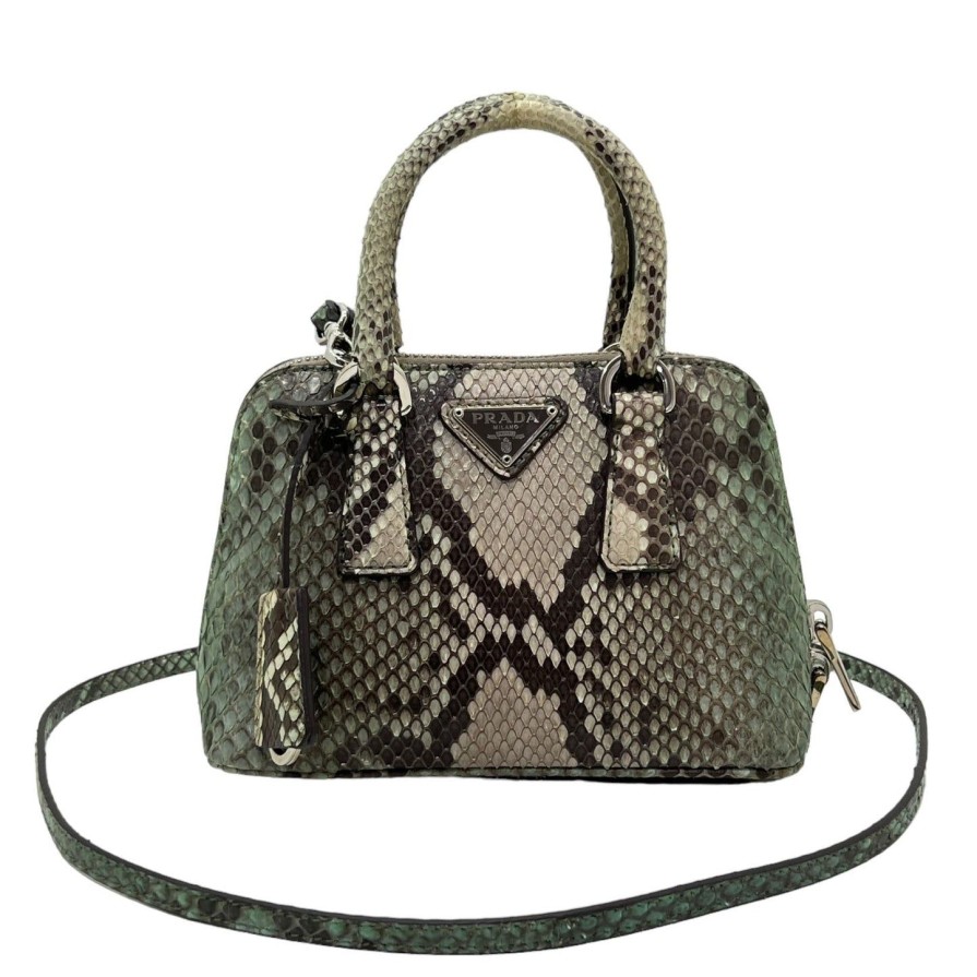 Donna PRADA | Prada Mini Borsa Promenade In Pitone